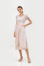 SEDNA PRINTED ELASTIC WAISTBAND DRESS SEDNA PRINTED ELASTIC WAISTBAND DRESS