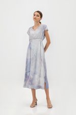 SEDNA PRINTED ELASTIC WAISTBAND DRESS SEDNA PRINTED ELASTIC WAISTBAND DRESS