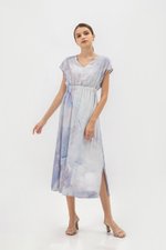 SEDNA PRINTED ELASTIC WAISTBAND DRESS SEDNA PRINTED ELASTIC WAISTBAND DRESS
