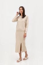 PAULINE KNIT SKIRT W SLIT