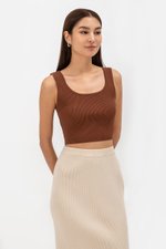 PAULINE KNIT SKIRT W SLIT