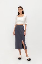 PAULINE KNIT SKIRT W SLIT