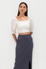 PAULINE KNIT SKIRT W SLIT