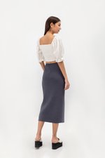 PAULINE KNIT SKIRT W SLIT