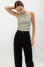 KHALEESI TAPERED COTTON PANTS