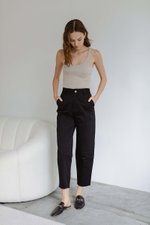 KHALEESI TAPERED COTTON PANTS