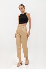 KHALEESI TAPERED COTTON PANTS