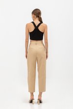 KHALEESI TAPERED COTTON PANTS