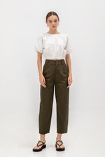 KHALEESI TAPERED COTTON PANTS