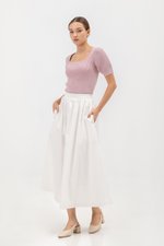 LUCRETIA PUFF SLEEVE KNIT TOP LUCRETIA PUFF SLEEVE KNIT TOP
