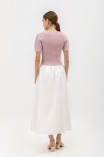 LUCRETIA PUFF SLEEVE KNIT TOP LUCRETIA PUFF SLEEVE KNIT TOP
