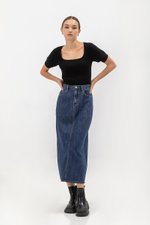 LUCRETIA PUFF SLEEVE KNIT TOP LUCRETIA PUFF SLEEVE KNIT TOP