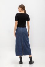 LUCRETIA PUFF SLEEVE KNIT TOP LUCRETIA PUFF SLEEVE KNIT TOP