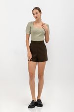 LUCRETIA PUFF SLEEVE KNIT TOP LUCRETIA PUFF SLEEVE KNIT TOP