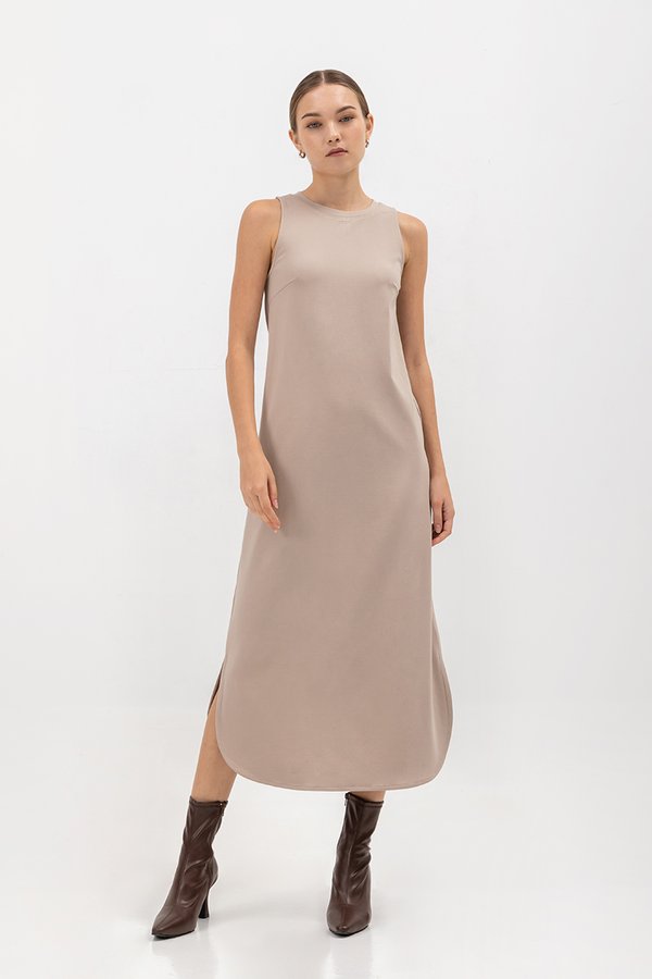 AIMEE COLUMN MIDI DRESS