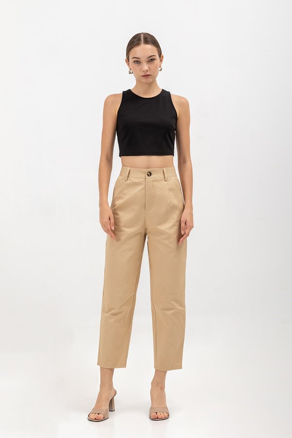 KHALEESI TAPERED COTTON PANTS