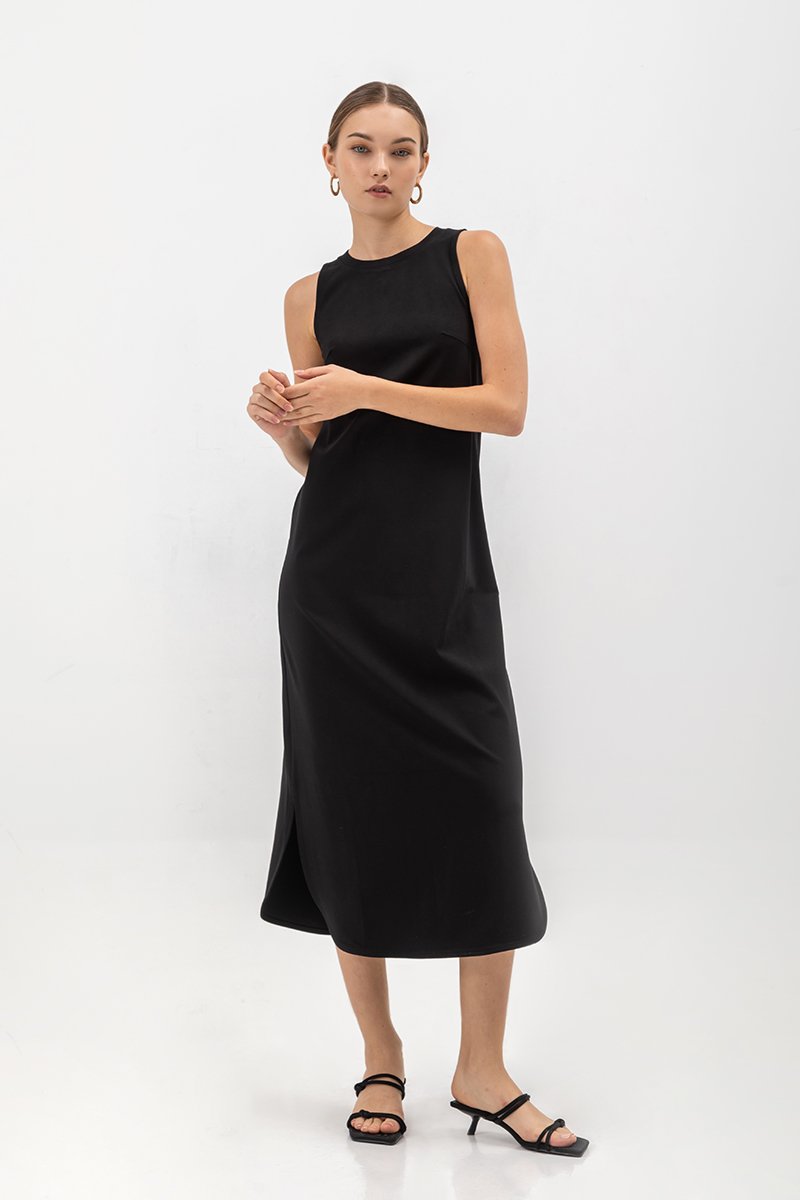 AIMEE COLUMN MIDI DRESS