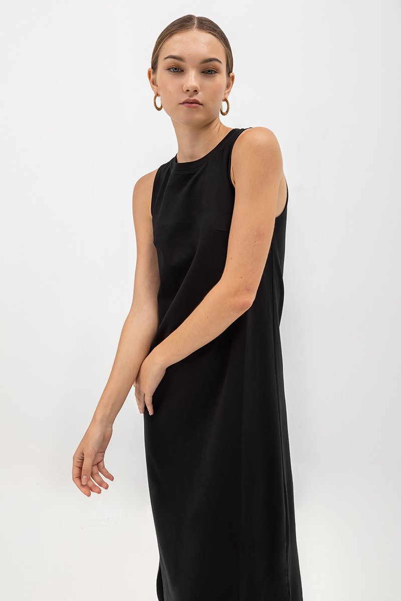 AIMEE COLUMN MIDI DRESS