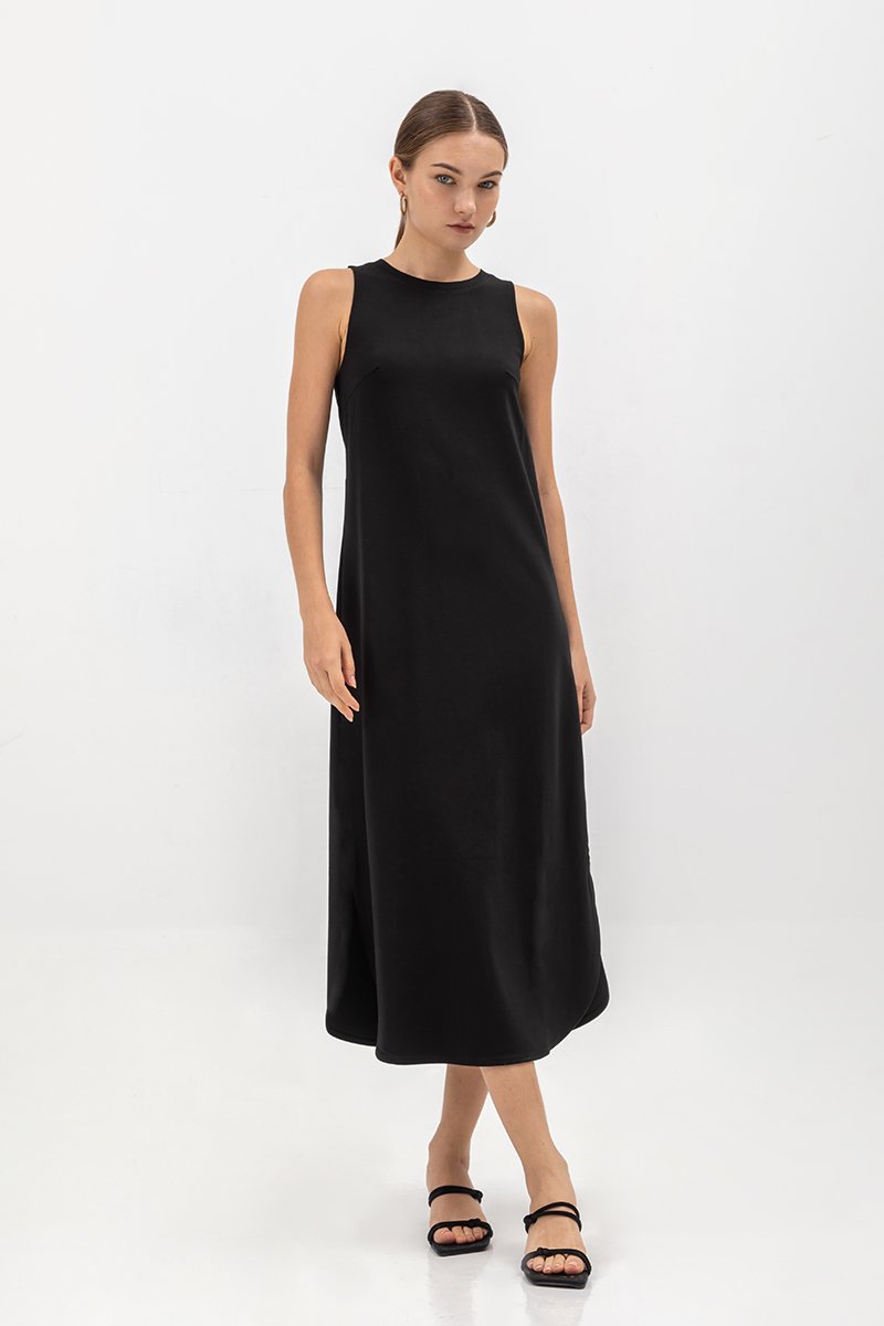 AIMEE COLUMN MIDI DRESS