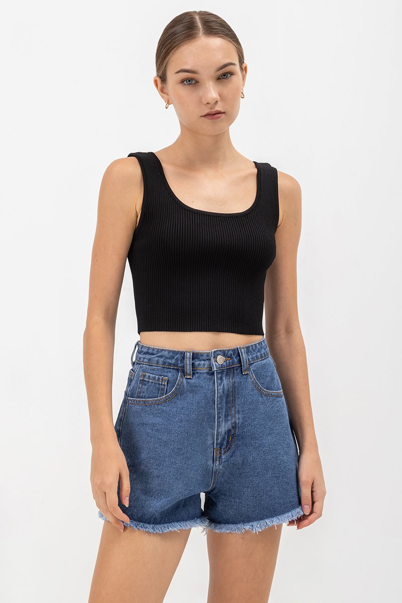 SABLE DENIM SHORTS