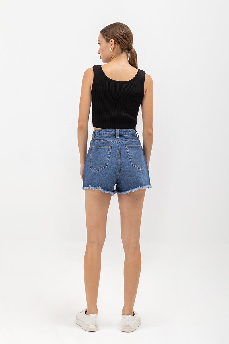 SABLE DENIM SHORTS