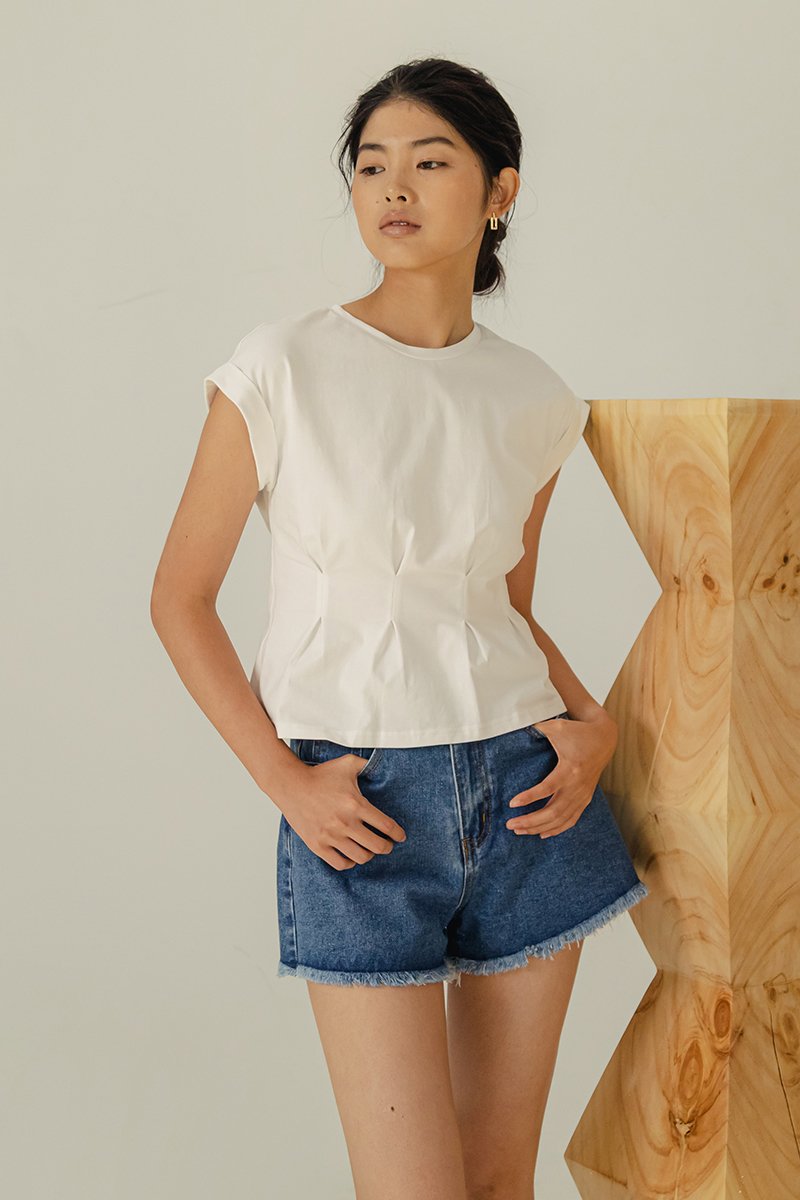 SABLE DENIM SHORTS