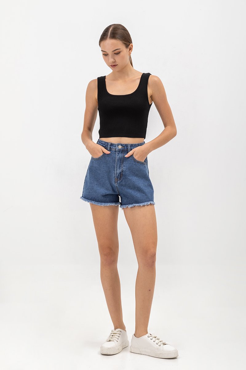 SABLE DENIM SHORTS