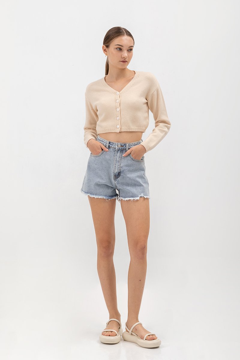 SABLE DENIM SHORTS