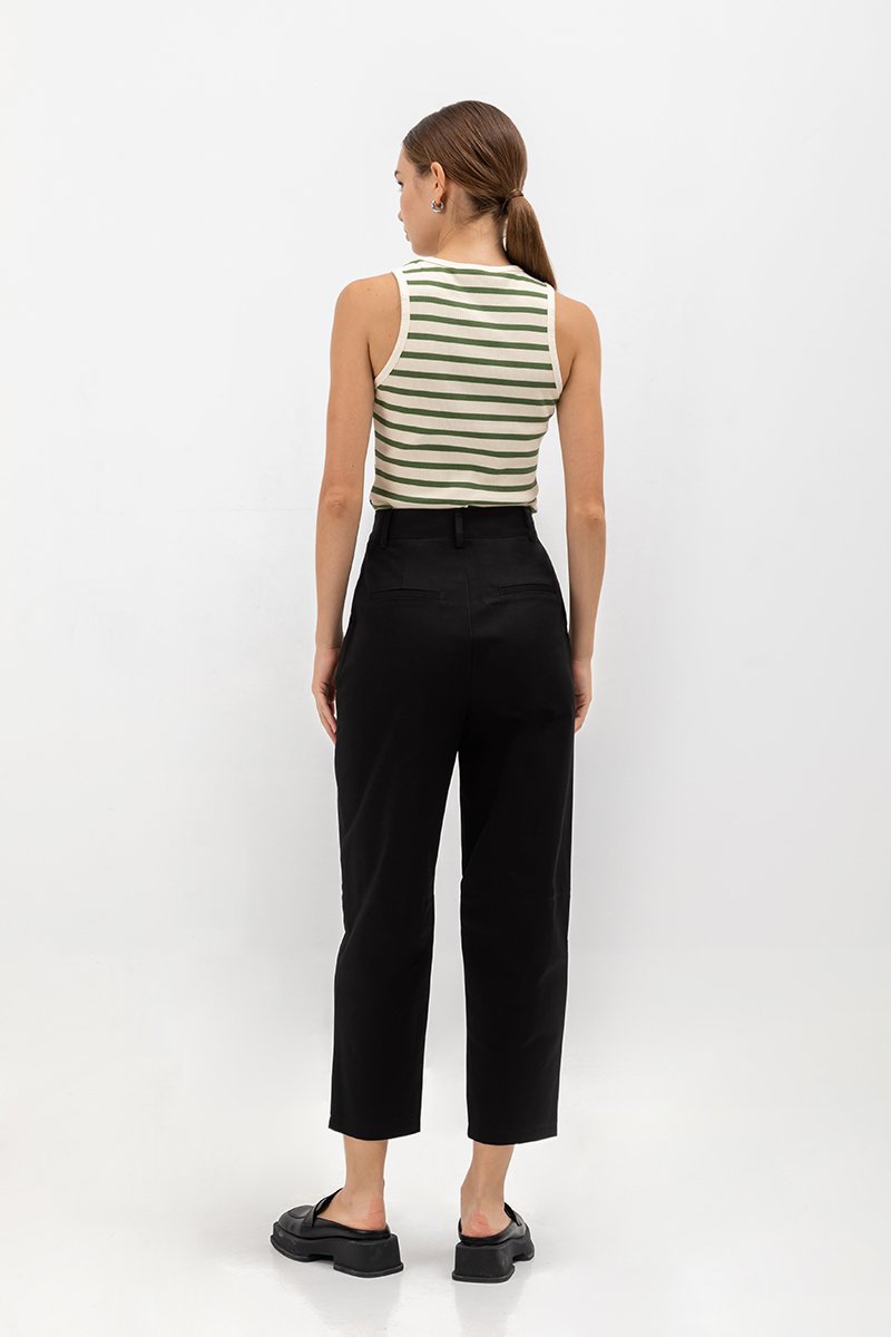 KHALEESI TAPERED COTTON PANTS