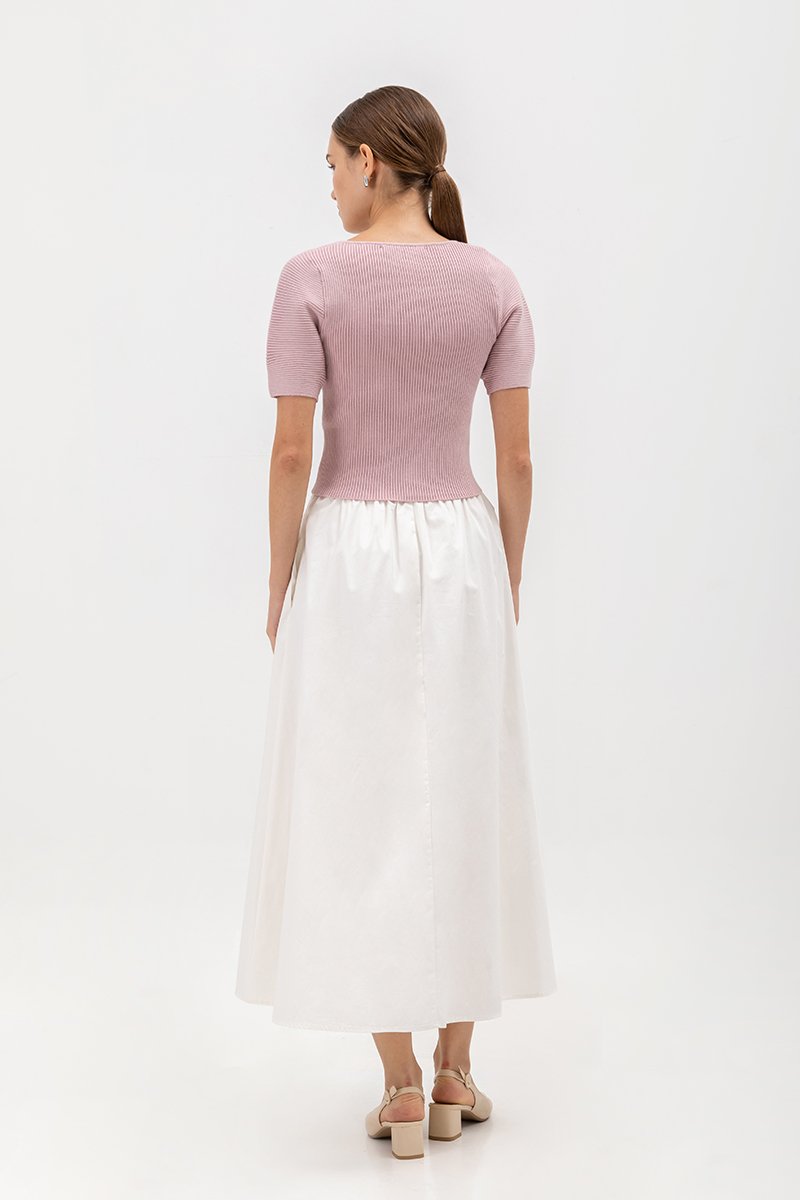 LUCRETIA PUFF SLEEVE KNIT TOP