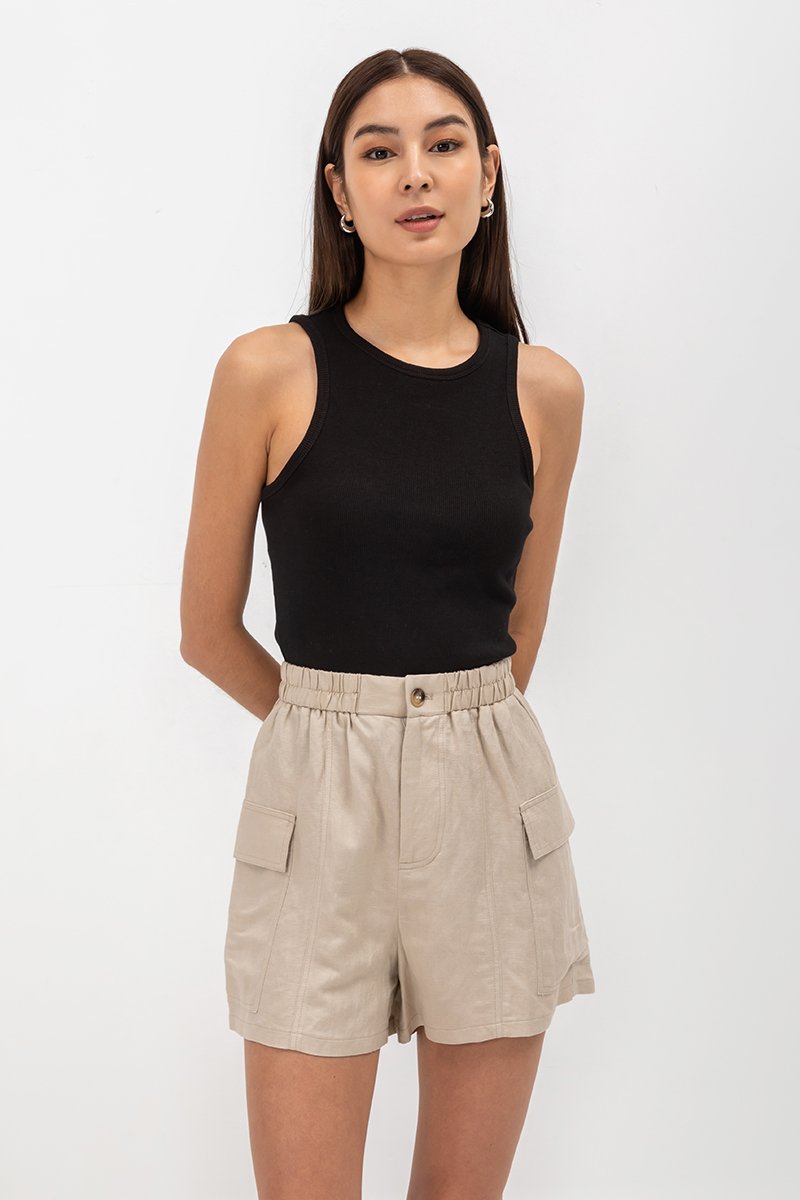 STEPHIE RIBBED TOP