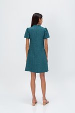 SHEILA PUFF SLEEVE CHEONGSAM DRESS