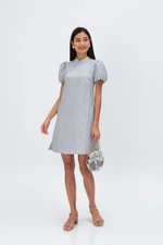 SHEILA PUFF SLEEVE CHEONGSAM DRESS