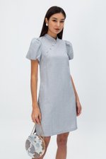 SHEILA PUFF SLEEVE CHEONGSAM DRESS
