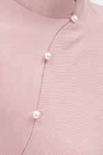 NIKA TWEED MIDI CHEONGSAM W PEARL BUTTONS