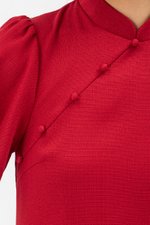GRETA FLUTTER SLEEVE MINI CHEONGSAM GRETA FLUTTER SLEEVE MINI CHEONGSAM