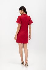 GRETA FLUTTER SLEEVE MINI CHEONGSAM GRETA FLUTTER SLEEVE MINI CHEONGSAM