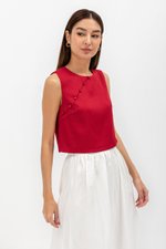 MARISOL ROUND NECK CHEONGSAM TOP