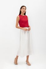 MARISOL ROUND NECK CHEONGSAM TOP