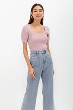 ALVIS PATCH POCKET FLARE HEM JEANS