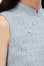 LEENA TWEED CHEONGSAM TOP