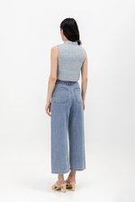 LEENA TWEED CHEONGSAM TOP