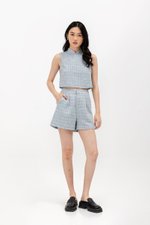 LEENA TWEED CHEONGSAM TOP