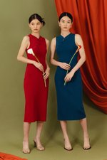 RUMIE KNIT MIDI CHEONGSAM RUMIE KNIT MIDI CHEONGSAM