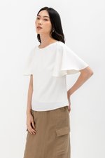 DELGADO FLUTTER SLEEVE TOP