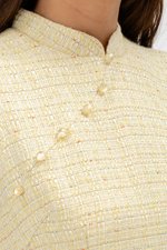 LINORA TWEED SHEATH MIDI CHEONGSAM