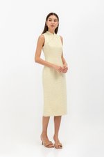 LINORA TWEED SHEATH MIDI CHEONGSAM