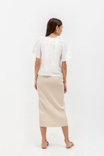 MIRREN FRONT TIE LINEN TOP MIRREN FRONT TIE LINEN TOP