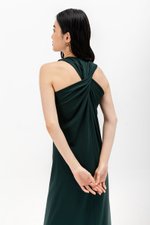 DILANY BACK TWIST JERSEY DRESS