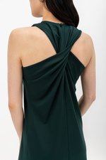 DILANY BACK TWIST JERSEY DRESS